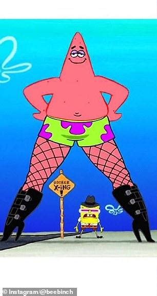 Patrick Star Fishnet Meme - IMAGESEE