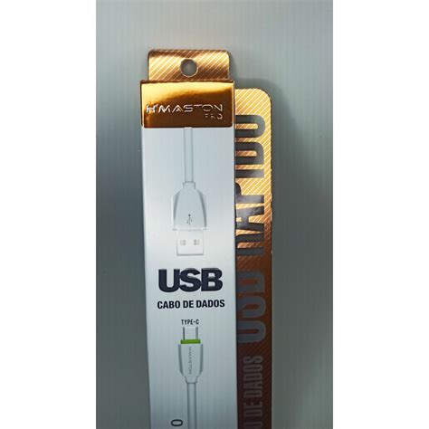 CABO USB TIPO C RÁPIDO 2M HMASTON CARREGADOR TURBO Shopee Brasil