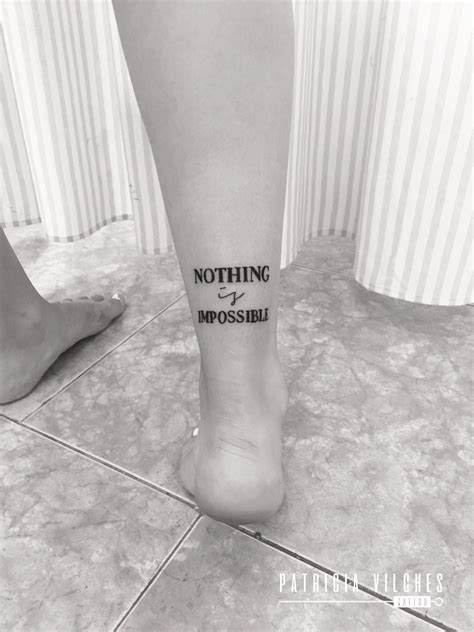 Nothing is Impossible #tattoonothingisimpossible # ...