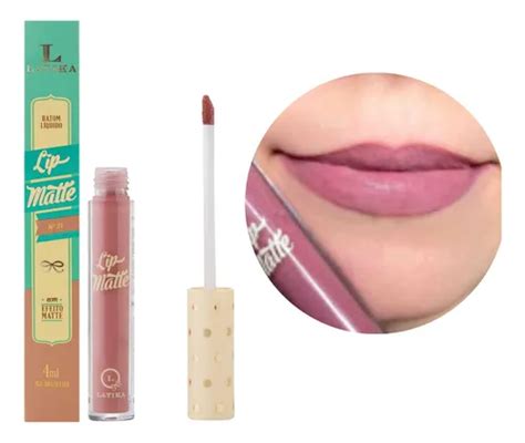 Latika Lip Matte Nude Nº 31 Batom Líquido 4ml Boca Fosco MercadoLivre