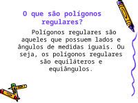 PPT Objeto de Aprendizagem Polígonos Regulares DOKUMEN TIPS