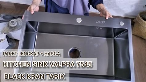 REVIEW BAK CUCI PIRING STAINLESS VALPRA 7545 HITAM Kitchen Sink YouTube