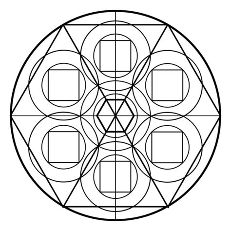 Geometric Sacred Geometry Png And Svg Design For T Shirts