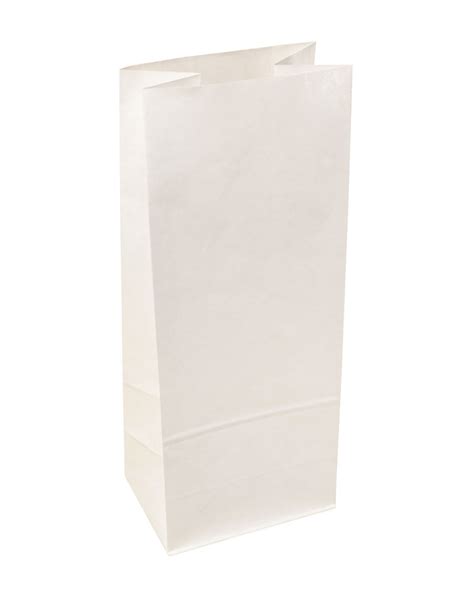 Sachets Sos En Papier Kraft Blanc Doubl Polypro X Cm