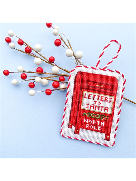 Letters To Santa Mailbox Canvas And Stitch Guide The Needlepoint