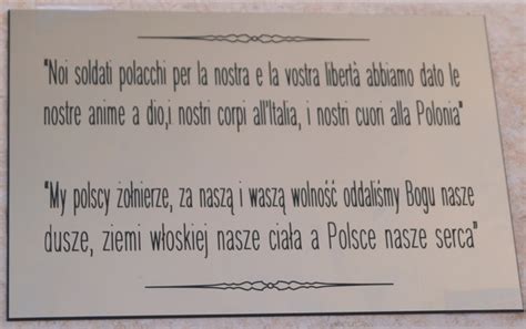 Nie Tylko Monte Cassino Polskie Miejsca Pami Ci We W Oszech