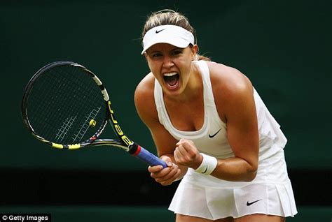 Eugenie Bouchard In High Spirits On Practice Courts Ahead Of Wimbledon Quarter Final Clash