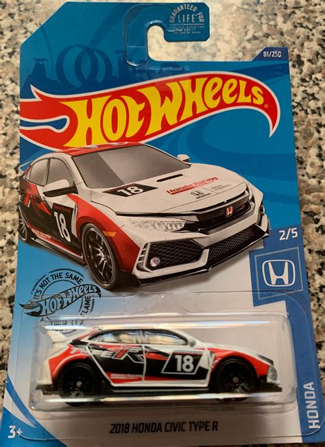 2018 Honda Civic Type R Hotwheels Etsy