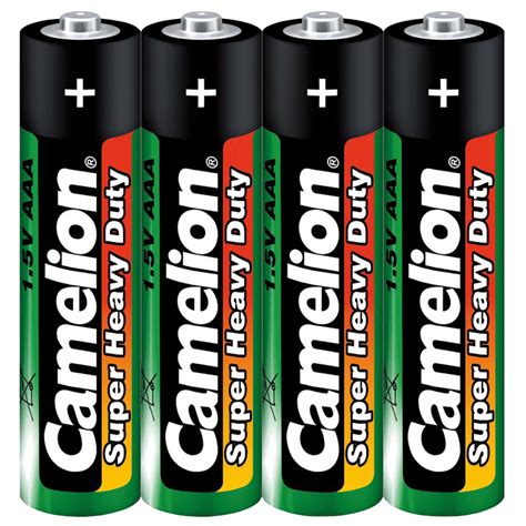 Micro Batterie CAMELION Super Heavy Duty 1 5 V Typ AAA R03 4er Pack