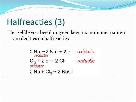 PPT Redoxreacties Halogenen En Metalen PowerPoint Presentation Free