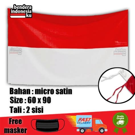 Jual Bendera Merah Putih Bendera Indonesia Bendera Kain X Shopee