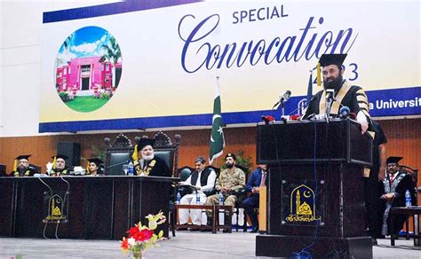 Governor Punjab Engineer Muhammad Balihur Rehman Addressing The Special