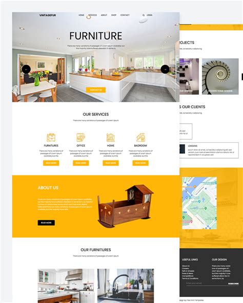 Vintagefur Furniture Shop Website Template