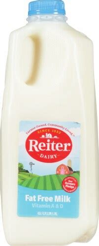 Reiter Dairy Fat Free Milk Gal Kroger