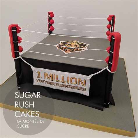 Wrestling Ring Cake Sculpted Cakes Celebration Cakes Cake