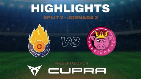 Jornada 2 Kings League Split 2 Saiyans Fc 4 3 Porcinos Fc Resumen