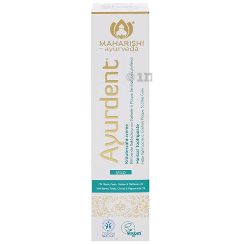 Maharishi Ayurveda Ayurdent Toothpaste Mild Buy Tube Of 75 Ml Toothpaste At Best Price In India