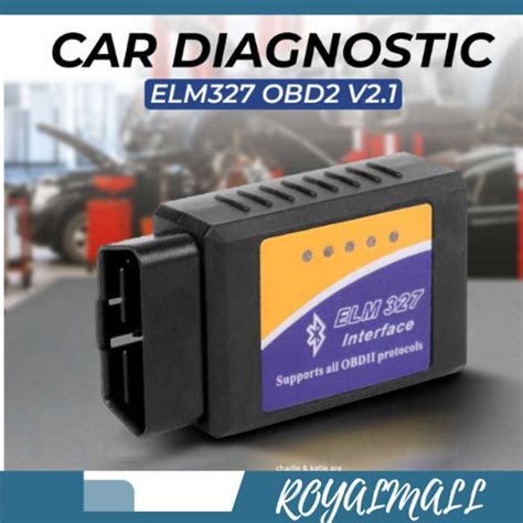 Jual Diagmall Car Diagnostic Elm Bluetooth Obd V Test Tool