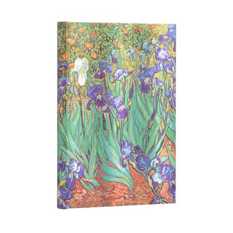 Carnet Paperblanks Non Lign Iris De Van Gogh Midi Mm