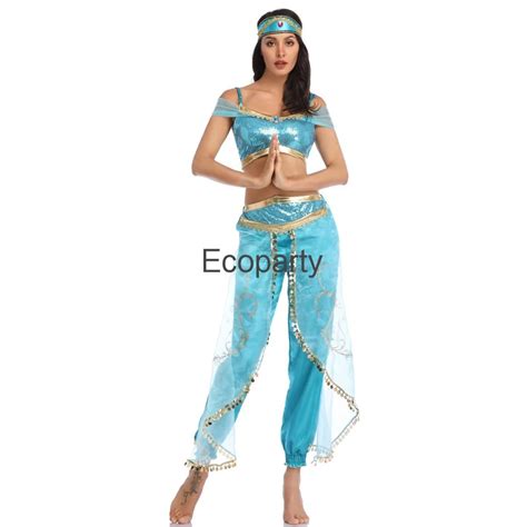 Sexy Princess Jasmine Halloween Costume