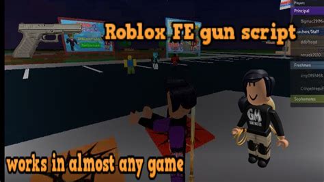 Roblox Fe Gun Script Works In Most Games YouTube