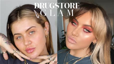 Full Face Drugstore Glam Makeup Tutorial Jamie Genevieve Youtube