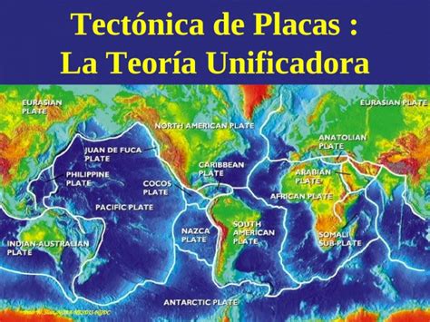 PPT Tectónica de Placas La Teoría Unificadora Peter W Sloss NOAA