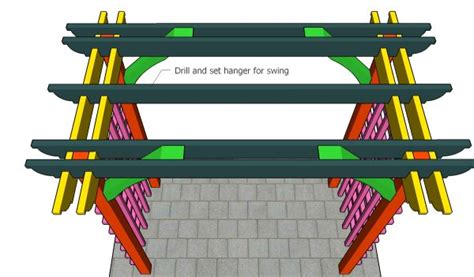 Wooden Arbor Swing Plans | MyOutdoorPlans