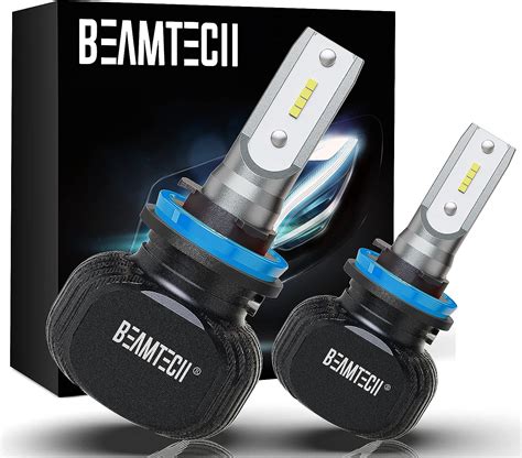 BEAMTECH 9005 Focos LED Para Faros Delanteros Sin Ventilador CSP Y19