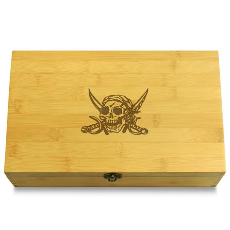 Pirate Skull Boy Multikeep Box Light Wood Organizer Toys Lego