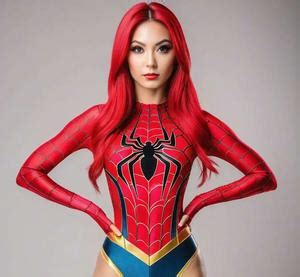 Spider Woman Cosplay Hot Face Swap Insert Your Face ID