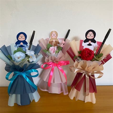 Jual Buket Bunga Hari Guru Teacher Day Single Rose Bouquet Buket