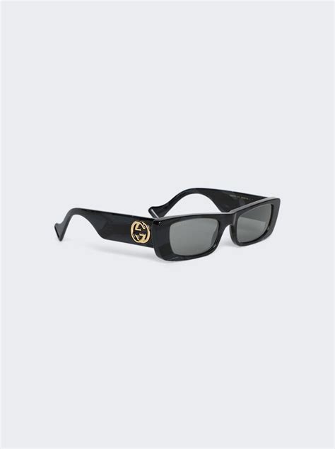 Gucci Rectangular Sunglasses Shopstyle