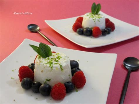 Faisselle aux fruits frais Diet Délices Recettes dietétiques