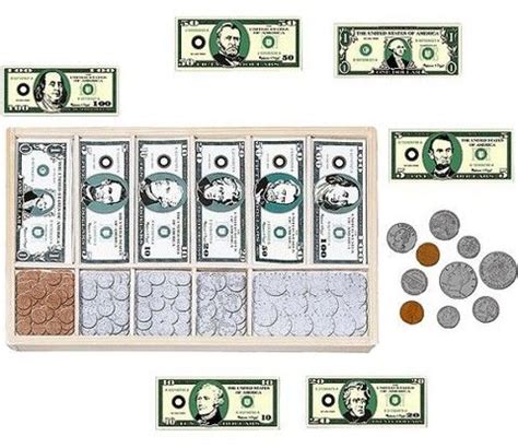 Klutz Melissa & Doug Play Money Set - Educational Toy With Paper Bills