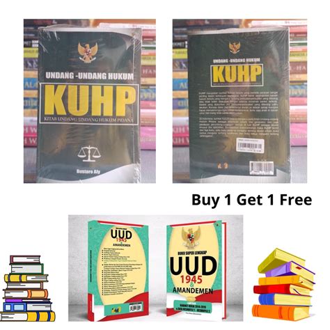 Jual Buku Undang Undang Hukum Kuhp Gratis Buku Undang Undang Amademen