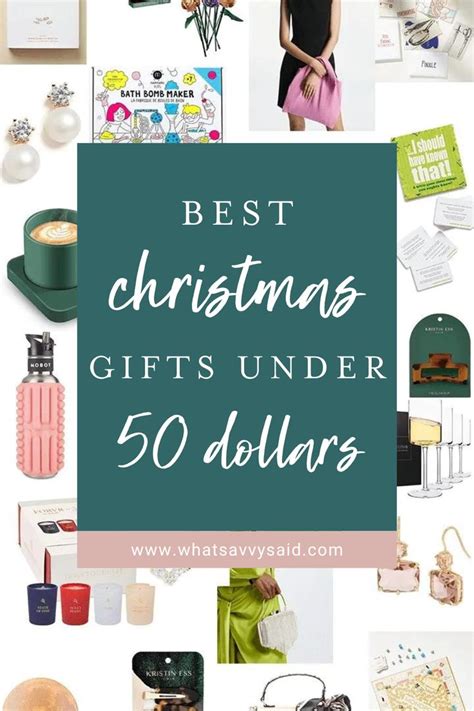 The Best Christmas Gifts Under $50 - What Savvy Said | Budget christmas gifts, Budget friendly ...