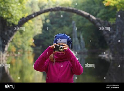 park, bridge, photo, camera, photograph, child, water, park, stone ...