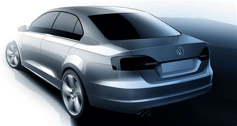 VW Jetta Design Sketch Car Body Design