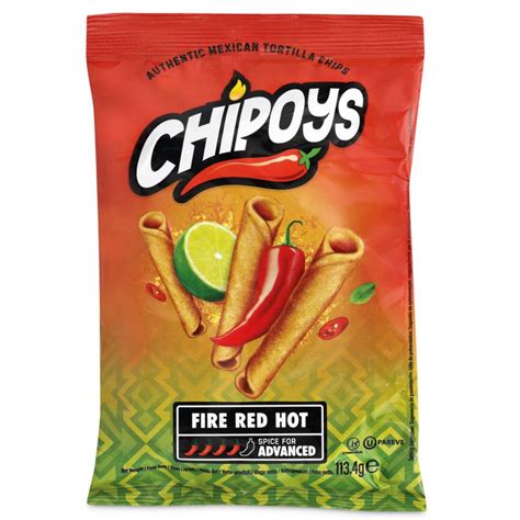 Čips Chipoys Fire Red Hot HOFER