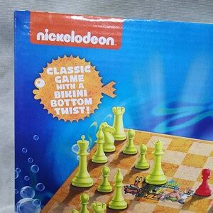 Spongebob Squarepants Chess Set Real Wooden Pieces - Etsy