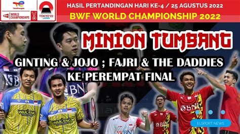 Update Hasil Bwf World Championship Hari Ini Minion Tumbang