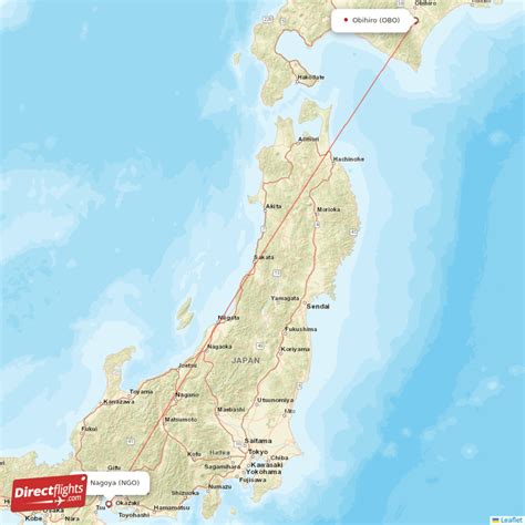 Direct Flights From Obihiro To Nagoya OBO To NGO Non Stop