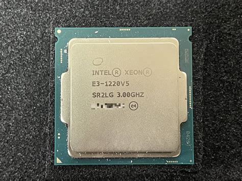 Yahoo オークション INTEL Core XEON E3 1220V5 SR2LG 3 00Ghz