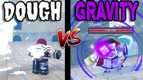 Dough Vs Gravity Katakuri Vs Fujitora Fruit Battlegrounds