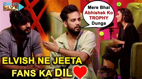 Elvish Ne Fir Jeeta Janta Ka Dil Fukra Insaan Ke Liye Trophy Bigg