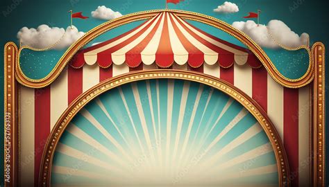 Circus frame background , circus tent background with copy space ...