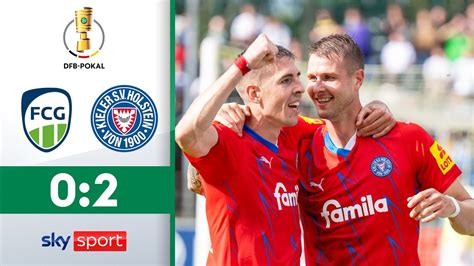 FC Gütersloh Holstein Kiel Highlights 1 Runde DFB Pokal 2023