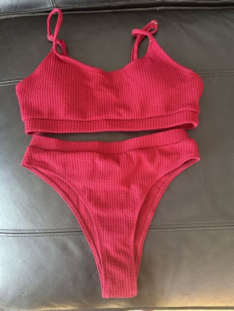 Bequemer roter Bikini Grösse M neu Kaufen auf Ricardo