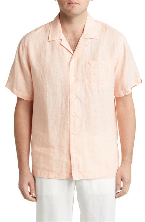 mens short sleeve linen shirt | Nordstrom